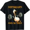 Release The Quackin Duck Gym Weightlifting Bodybuilder Tshirt Graphic T Shirts Unisex And Unisex Clothing  Streetwear Camisetas