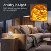Detachable Luminous Crystal Ornaments Shiny Glaze Beads Glass Sphere Figurine  Xmas Gift