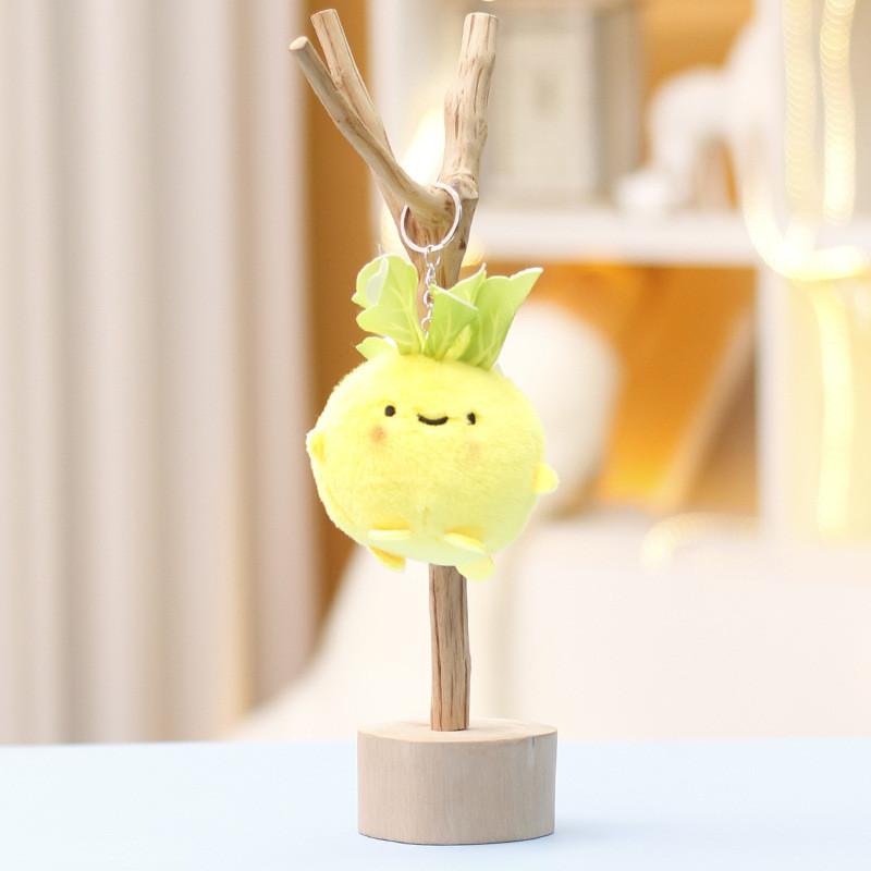Adorable Vegetable Plush Toy Cute Cabbage Doll Keychain Accessory For Kids And Adults