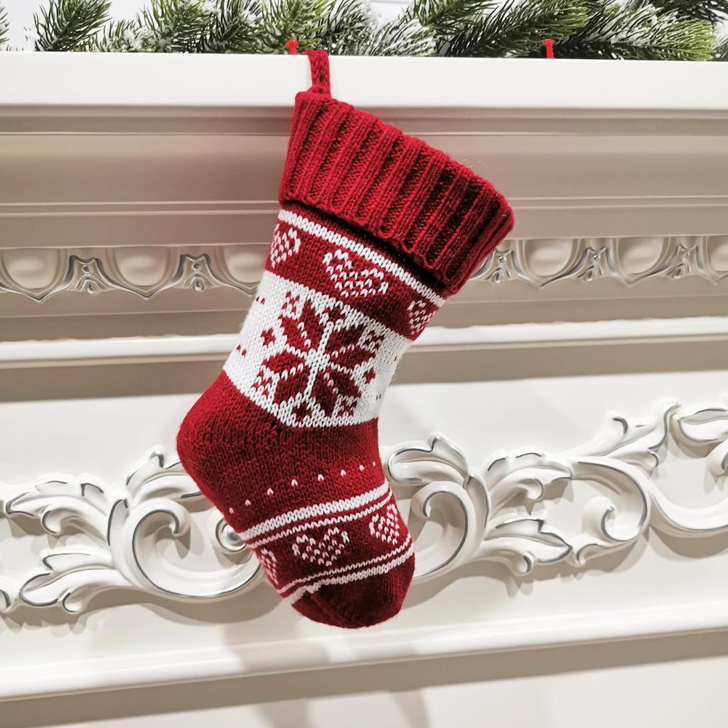 Christmas Decorations Embroidered Socks Gift Bags Christmas Decoration Pendants