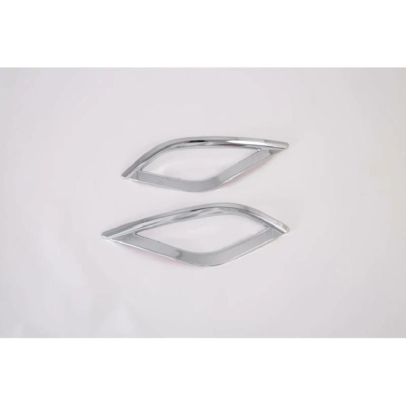 For Toyata Prius PHV XW50 Car Accessories ABS Chrome Rear Reflector Fog Light Lamp Cover Trim Bezel Frame Styling