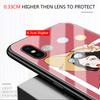 Чехол для телефона из закаленного стекла для iPhone 11 12 13 14 15 16 17 Redmi 10 12 14C Note10 Note14 Xiaomi 11Lite PocoC75 Мягкий край Ударопрочный Гладкий чехол