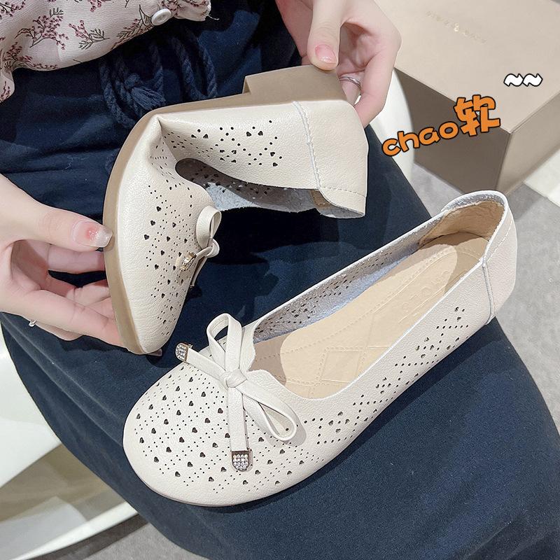 Модная мягкая и удобная рабочая обувь для женщин 2024 Осень Легкая и удобная женская обувь-лоферы Zapatos De Mujer