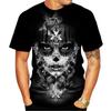 Men's Y2k T-Shirt Short Sleeve Indian Graphic 3D Print Top Oversize Streetwear Fashion Tee Harajuku Hip Hop Vintage Men Clothing