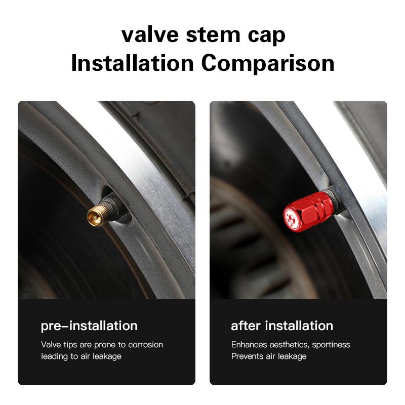 4Pcs Alloy Car Valve Cap Wheel Valves Dust Cover Tire Accessories For BMW E53 Performance E30 E90 F20 M E34 F30 X4 X5 X6 F40 F10 gjbn47