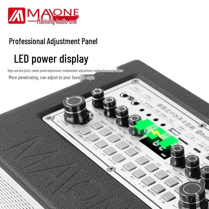 Manlong Portable Outdoor Karaoke Amplifier GT-001 CN plug (adapter included)