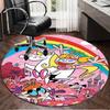 Dexter Power Adventure Round Rug for Livingroom,Bedroom, Palyroom, Chair Rug, Area rug, Circle Carpet, Large Size Fan Christmas gift