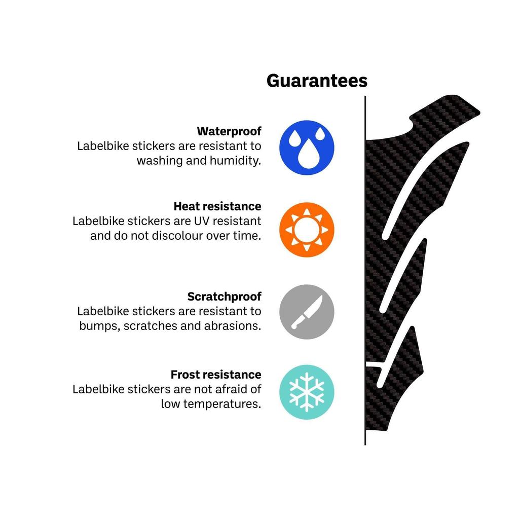 labelbike Защитная 3D-наклейка на крышку бака 2020 года, совместимая с YAMAHA MT-125