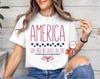 Comfort Colors® America God Shed His Grace on Thee Shirt, 4th of July Shirt, Patriotic T-Shirt