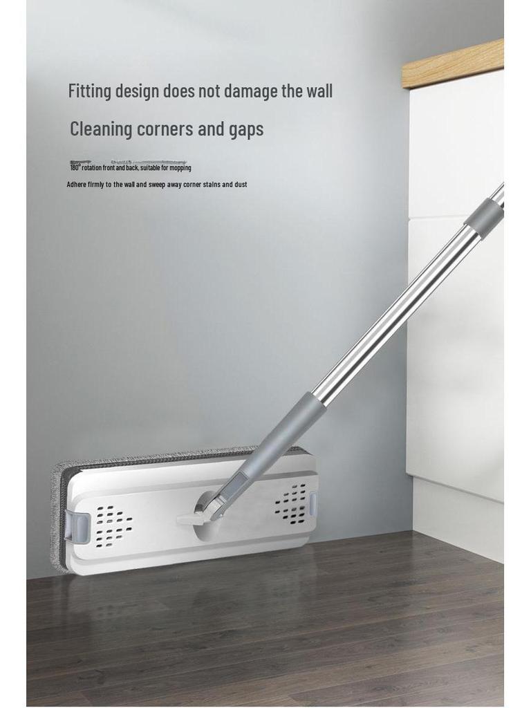 2024 Hands-Free Flat Mop: New Style, Easy-Clean Scratch Mop for Effortless Home Cleaning