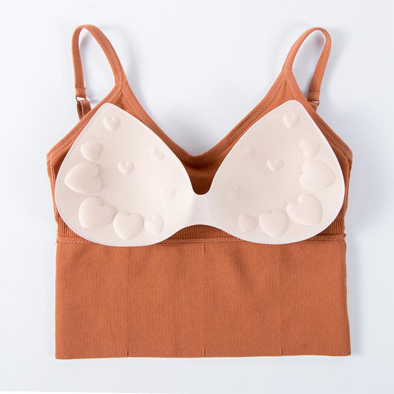 Breathable Sports Bra Shockproof Crop Top Anti-sweat Fitness Top Women Seamless Yoga Bra Push Up Sport Top Gym Workout Top