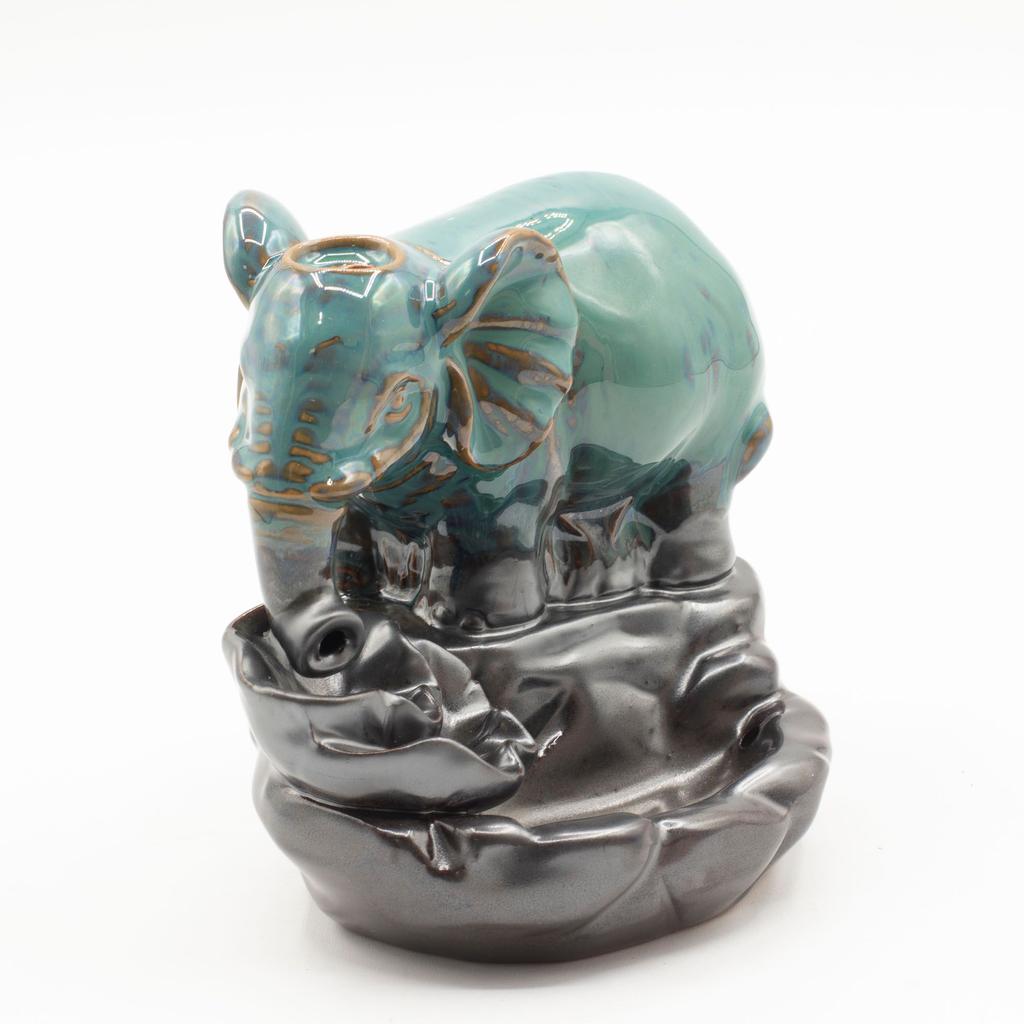 Backflow Incense Burner – Elephant at Pool