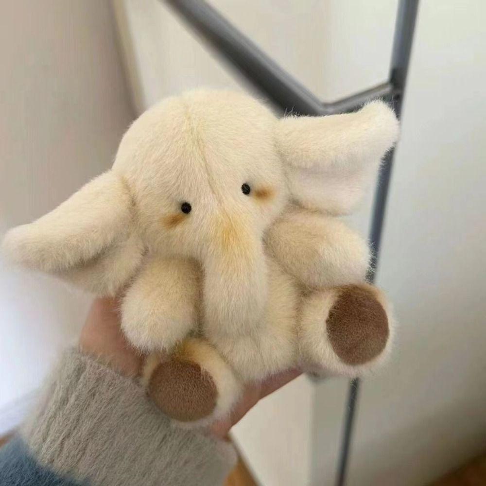 Милые плюшевые куклы сумка подвеска животное кулон пара аксессуары плюшевый слон брелок подарок