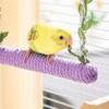 Деревянные качели для птиц, износостойкая жердочка для стачивания когтей попугая, игрушка-качели для попугая, кореллы
