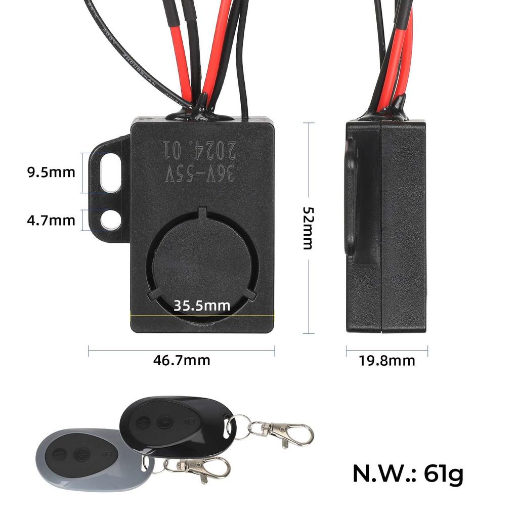 Electric Scooters Anti-Theft Device Vibration Alarm Waterproof One-Button Starter Support Vehicle