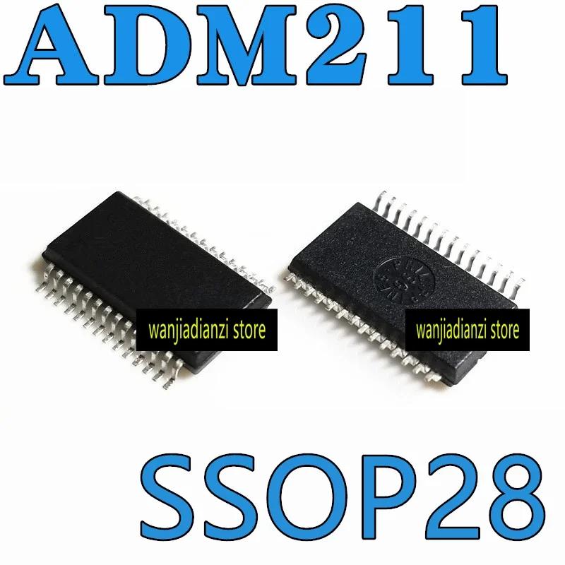 5 шт. Новый и оригинальный ADM211EA ADM211EARS ADM211EARSZ SSOP28 28 выводов Микросхемы интерфейса RS-232, электронные компоненты, SMD ИС
