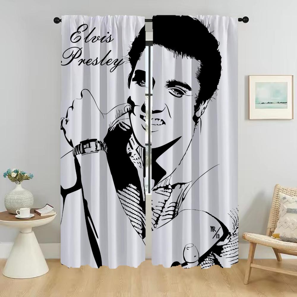 Кухонные шторы для камеры E-Elvis Тюль для спальни Элегантные шторы для комнаты 2 шт. Затемняющие шторы Хэллоуин украшение для ребенка