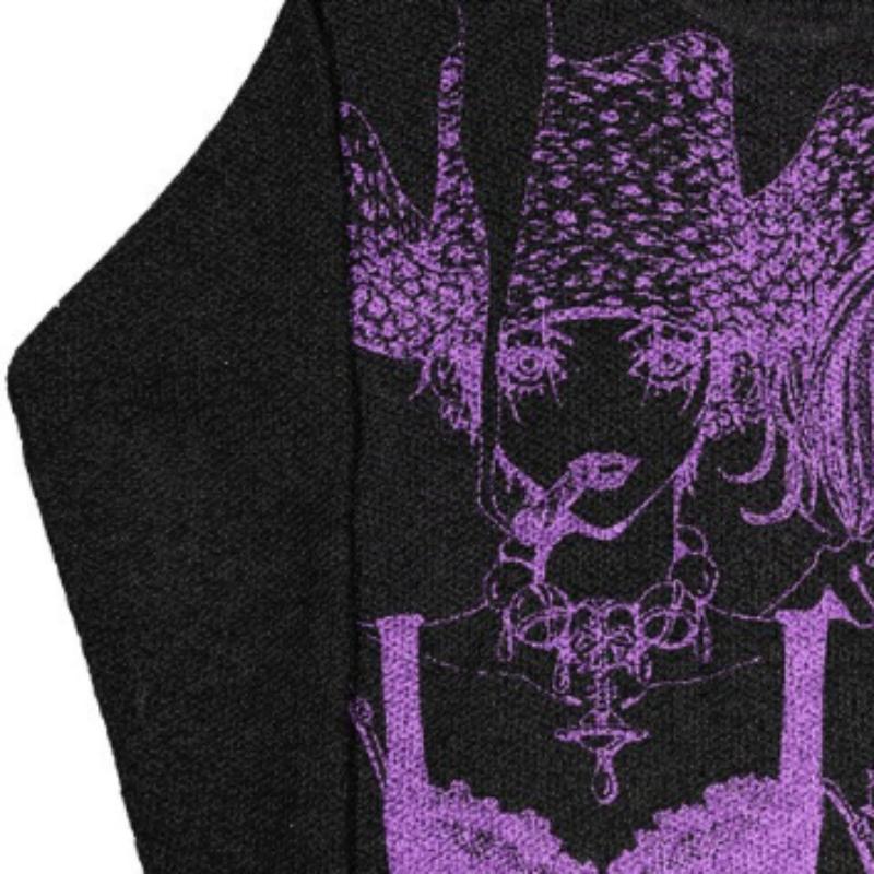 Мужской пуловер, свитер, креативная женская вязаная уличная одежда с пауком, одежда унисекс с круглым вырезом в стиле Харадзюку