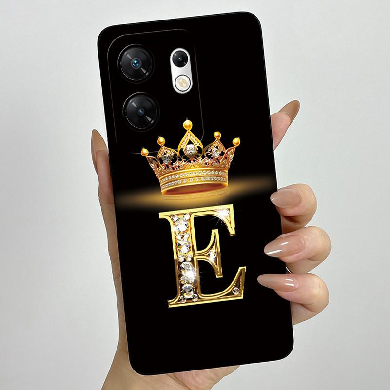 Чехол для infinix Zero 30 4G 5G Чехол X6731 Буквы Короны Мягкий Силикон Ударопрочный Чехол Для Infinix Zero30 4g Чехлы X6731B Funda