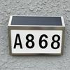 Durable Solar LED House Number Waterproof LED Exterior Fence Lamps  Villa Hotel