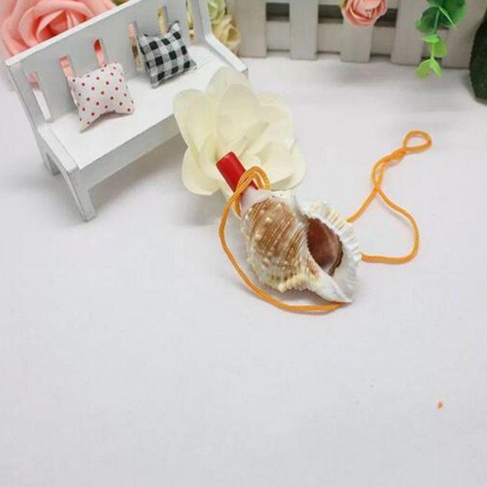 Tourism Necklace Horn Children Creative Kids Shell Shipping Survival Tool Toys Conch Whistle Gift