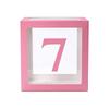Clear Material Balloon Box Transparent Party Balloon Box Background Props Display Box  Baby Shower