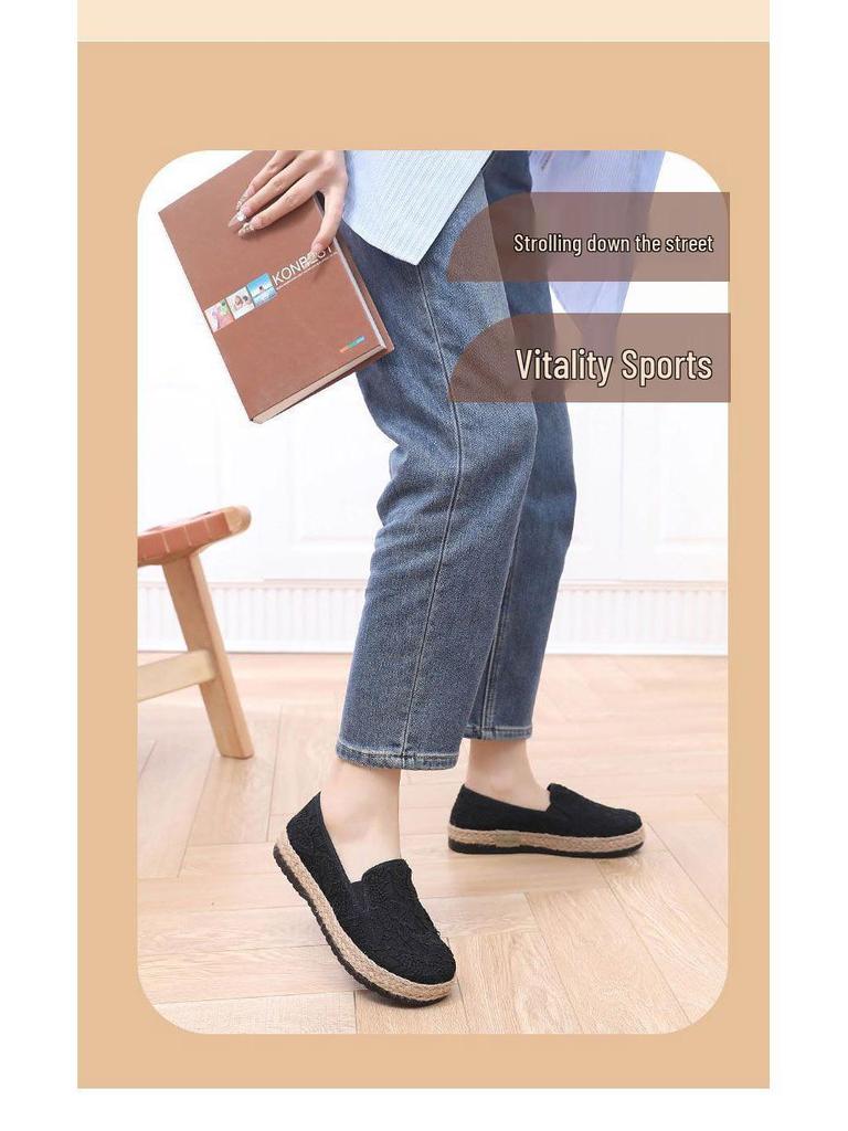 Women's 2025 Fisherman Style Breathable & Versatile Flat Cloth Shoes