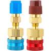 R1234yf Quick Couplers Kit Quick Coupler Adapter for Car Conditioner AC Charging