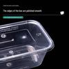 Прямоугольные одноразовые пищевые контейнеры JINGRX с крышками