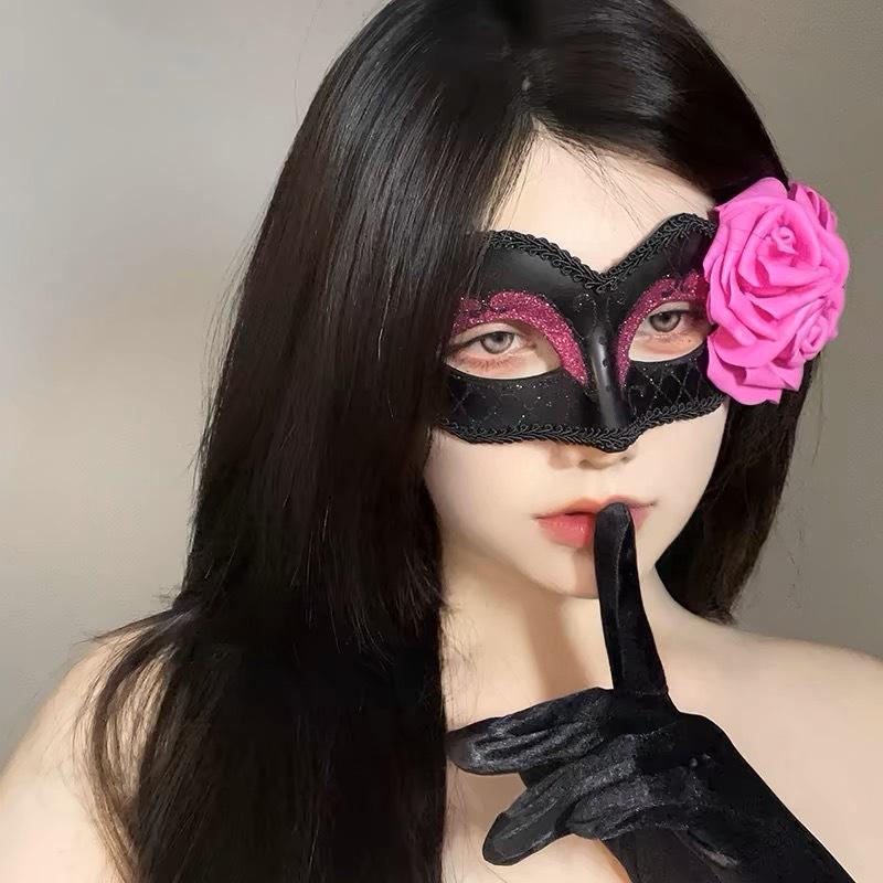 Маска Шар Цветочная Маска Полая Кружевная Сексуальная Маска Воздержания Ниша Секс Взрослые Вечеринки Аксессуары