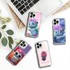 Смешной чехол для телефона с мемом B-Bibble для iPhone 17,16,15,14,13,12,11 Pro,Max,Plus,X,XS,XR,SE4,E Mini Прозрачный чехол