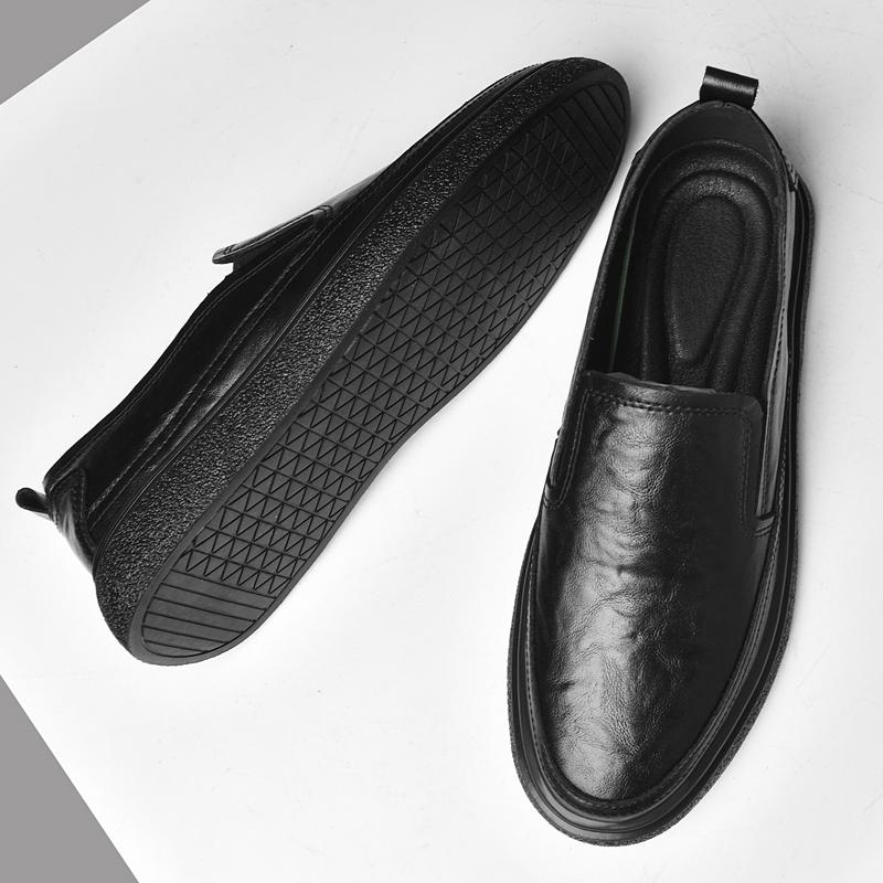 Fashion Comfortable Sports Walking Shoes Comfortable Breathable Men's Flats Genuine Leather Mens Loafers Business Casual Driving Shoes