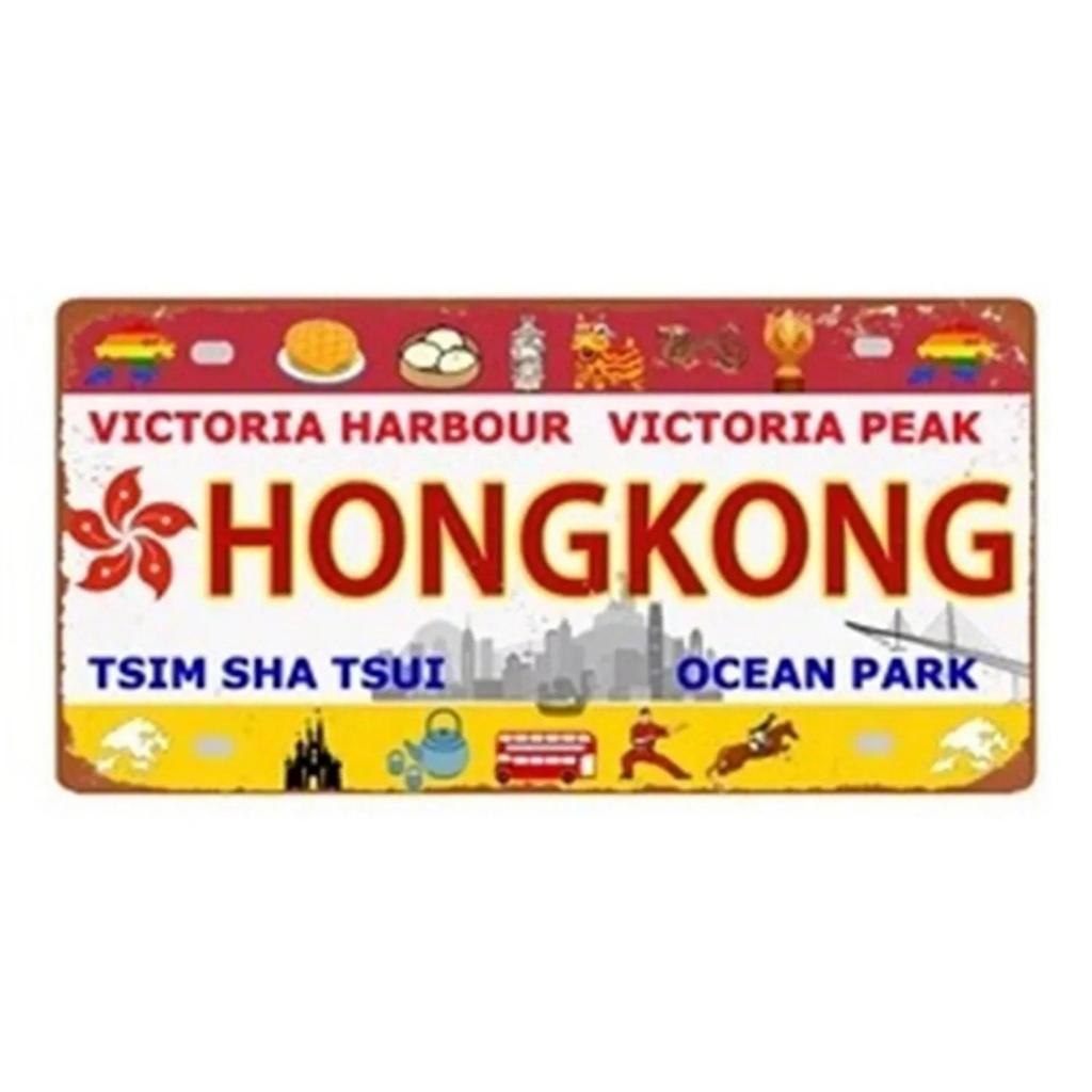 Chile Finland Iceland Flag Metal Signs Vintage Plaque Auto License Plate Embossed Tag Garage Bars Pubs Clubs Home Wall Decor