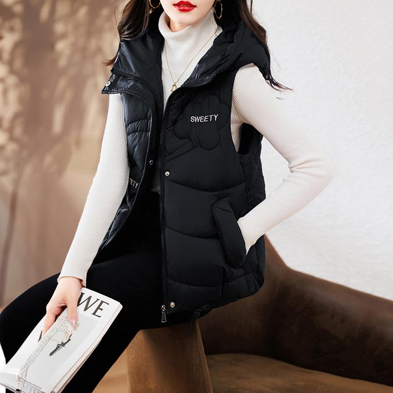 Весна и осень 2023, новое хлопковое пальто, жилет, женское теплое свободное модное и модное пальто