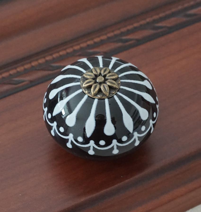 Керамическая ручка / Ручки для комода, белые, синие, ручки для шкафов / Уникальная ручка для кухонной двери, мебельная фурнитура