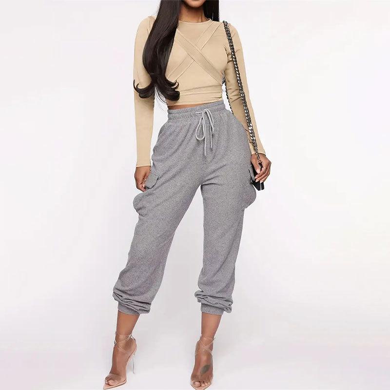 Женский летний тонкий бандажный корсет с круглым вырезом и длинными рукавами