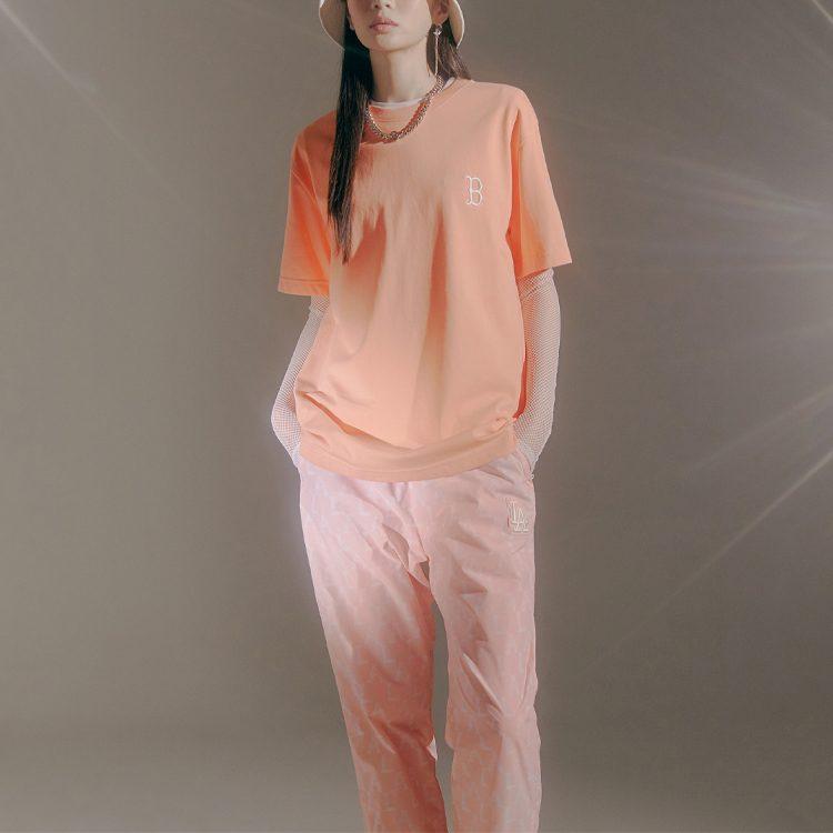 MLB Set-in Sleeve T-Shirt Unisex Pink 31TS03131-43P