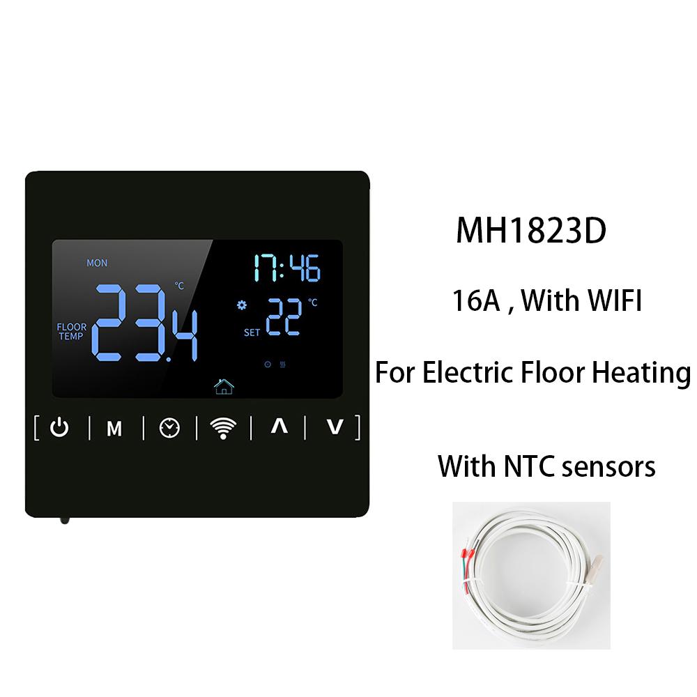 WiFi Термостат для водяного/электрического подогрева пола Контроллер температуры газового котла Tuya Smart Управление Alexa Google Home Программируемый