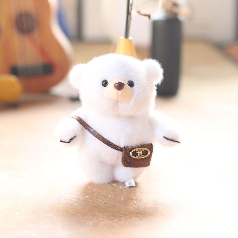 Cute Little Bear Pendant Plush Toy Doll Kitten Schoolbag Hanging Decoration Keychain Doll Doll