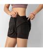 Women's Summer Quick-Dry Two-Piece Yoga Shorts with Pockets – Breathable & Anti-Exposure