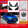 Автомобильные брызговики для Toyota Vios Yaris XP150 хэтчбек 2014-брызговики, брызговики на крыло, автомобильное крыло