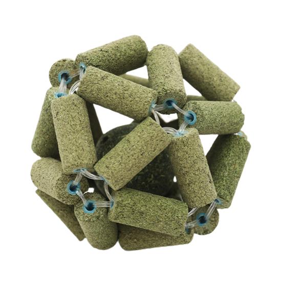 Catnip Toys Natural Silvervine Stick Cage Ball Catnip Ball Toy Pet Teeth Cleaning Molar Tool Cat Chew Toy for Indoor Cats