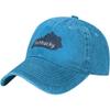 Kentucky Map Silhouette Washed Baseball Cap Casual Cotton Adjustable Curved Brim Hat