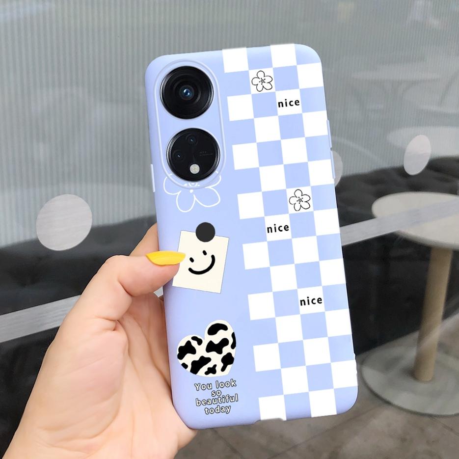 For Oppo Reno 8T 4G Case CPH2481 Luxury Art Printed Cover Silicone Soft TPU Phonw Case For Oppo Reno8 T 5G Reno 8T Reno8T Bumper