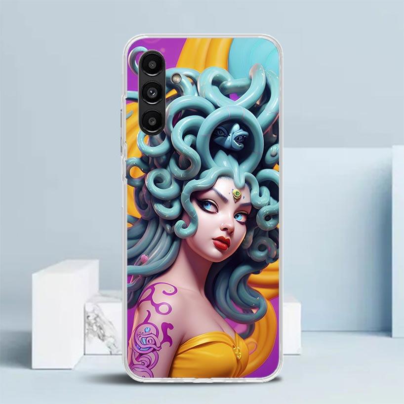 Чехол для телефона Медуза Греческая мифология Для Samsung Galaxy A17 A37 A57 A16 A15 A14 A13 A56 A55 A54 A53 A36 A35 A34 A33 A26 A25 A24 A23