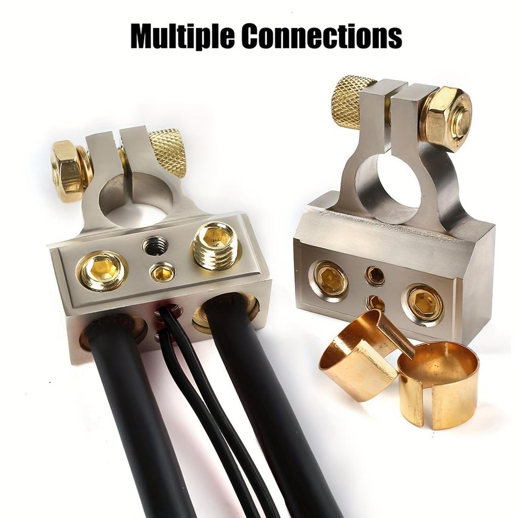 Разъемы для аккумуляторов сверхмощных автомобилей, 0/2/4/6/8/10 AWG, верхний вывод для нескольких аккумуляторов