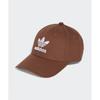 Adidas Бейсбольная кепка с трилистником коричневого цвета Ix7572
