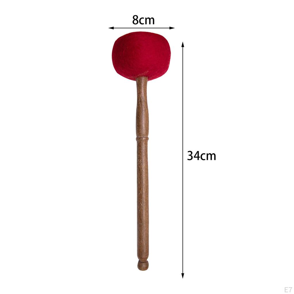 Bowl Mallet Tibetan Wooden Sound Stick for Meditation, Yoga, Relaxation, Hammer