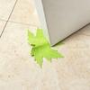 Yousheng Green Maple Leaf Door Stopper Wedge 3D Printed Simulation Leaf Model Windproof Anti-collision Carpet Tile Concrete Wooden Floor Decorative
