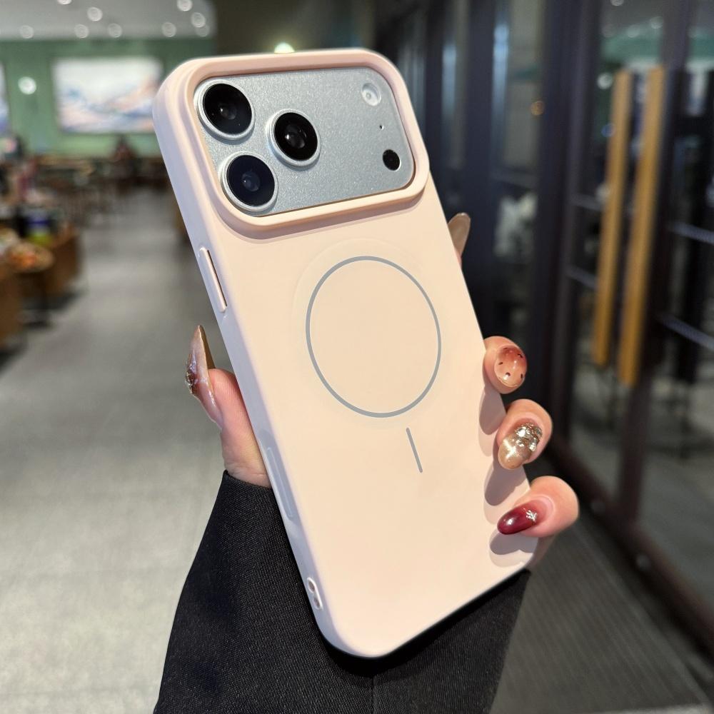 Жидкий силикон Для Magsafe Магнитный чехол Для iPhone 17 Pro 16 15 14 13 11 12 Pro Max Air Камера Сенсорная кнопка Ударопрочный чехол